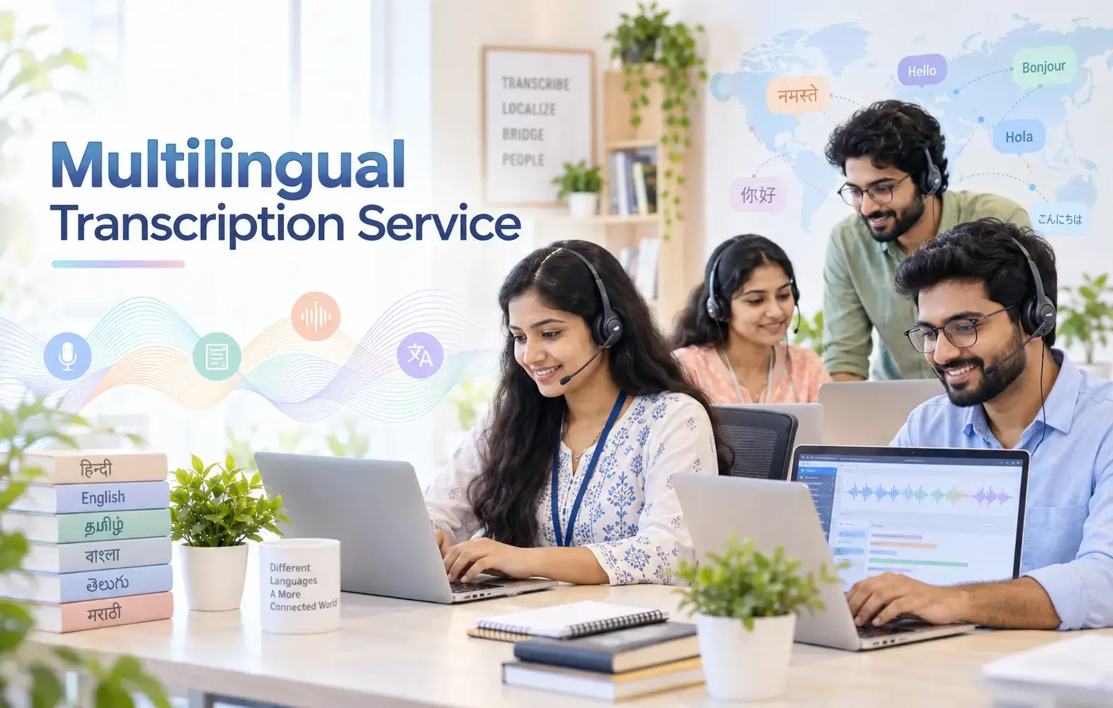 Get Accurate Audio & Video Transcription with Expert Multilingual Services